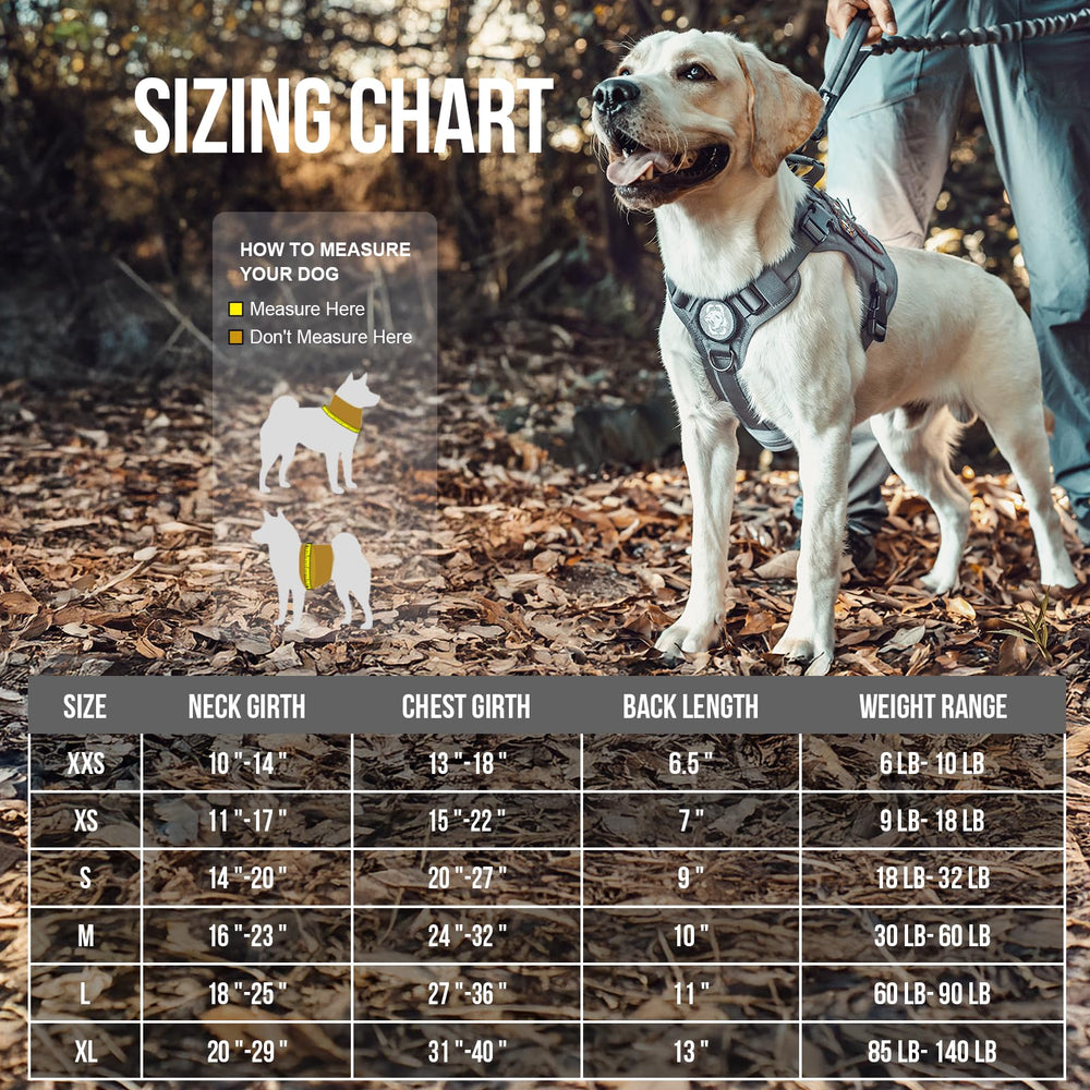 OneTigris dog vest quick-release buckles for easy on off