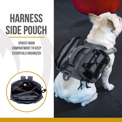 OneTigris treat tote pocket grey enables quick rewards during walks.