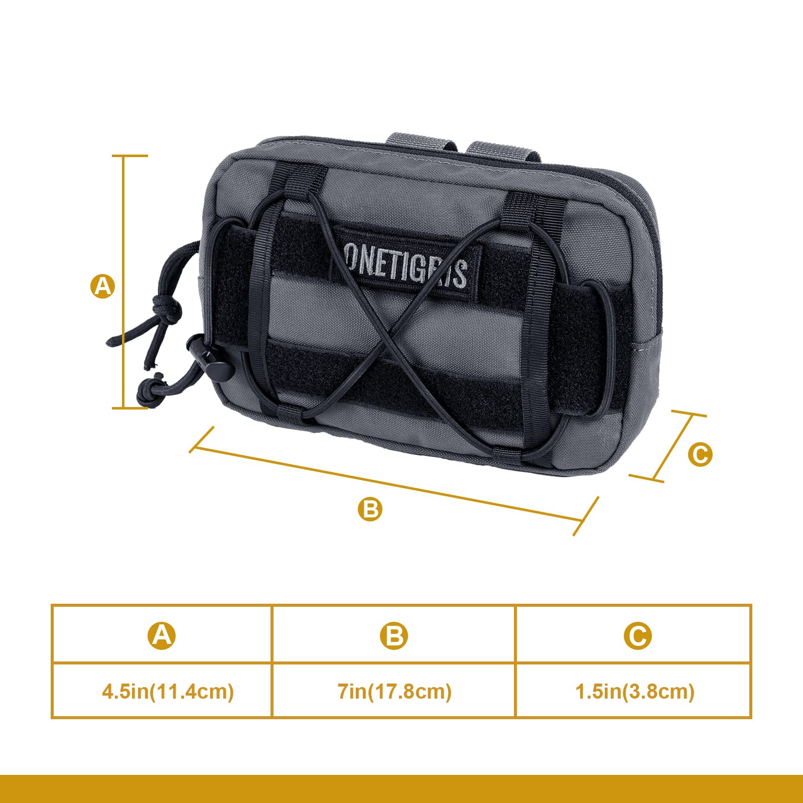 OneTigris vintage design tactical black and coyote brown look for rugged outdoor style.