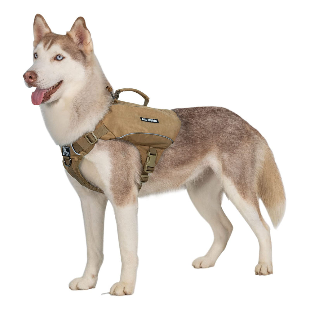 ONETIGRIS utx-duraflex-buckles enable quick size adjustments for medium and large dogs.