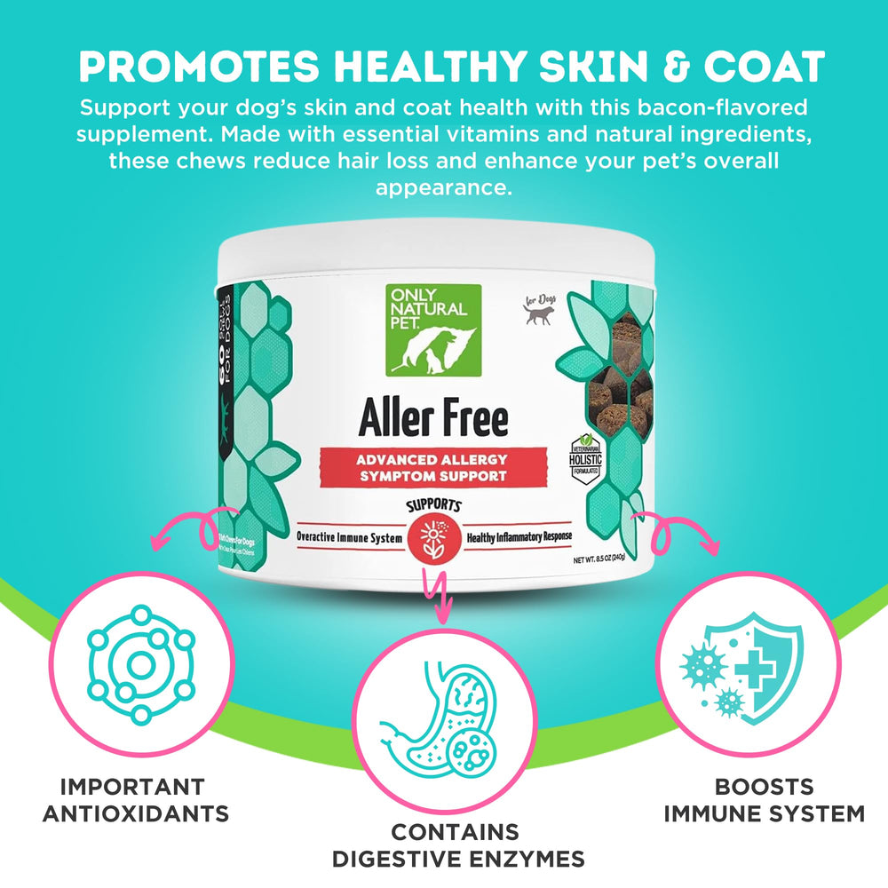 Only Natural Pet AllerFree dog skin and coat health chews