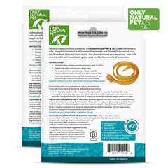 Only Natural Pet EasyDefense collar on-dog-neck demonstrates comfortable, adjustable fit for daily wear