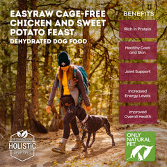 Only Natural Pet EasyRaw serving scene shows easy portioning for meals.