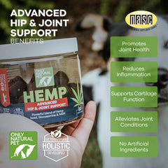 Only Natural Pet Hemp Advanced Mobility dog running scene demonstrates improved mobility in action.