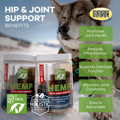 Only Natural Pet Hemp Hip Joint dog enjoying outdoor activity with mobility support.
