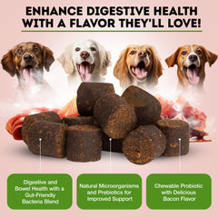 Only Natural Pet probiotic contains FOS prebiotic base for nourishment.