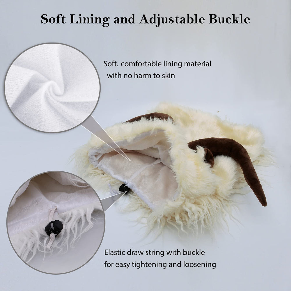 Onmygogo lightweight-soft-plush-mane feels gentle on fur and adds holiday flair.