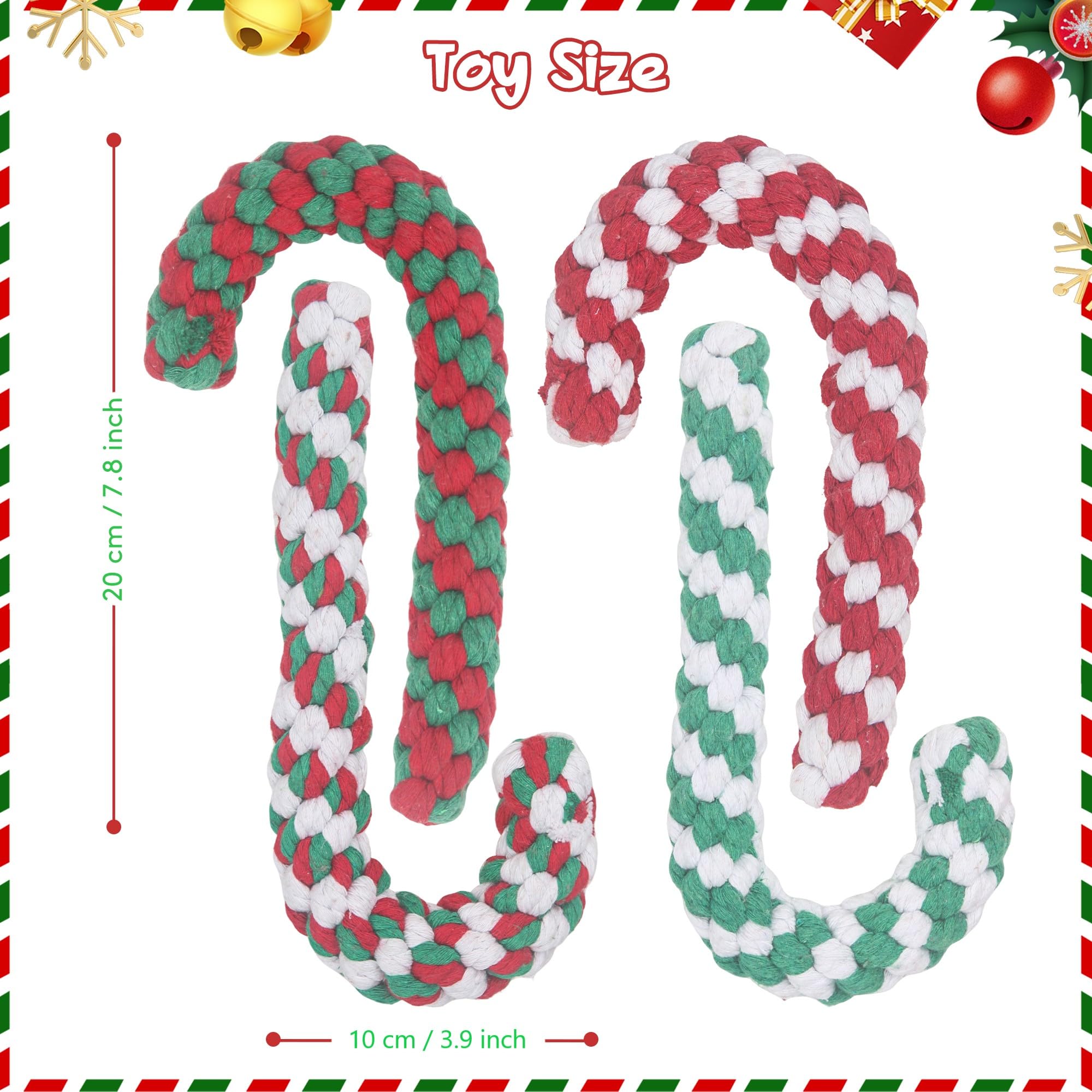 Onwoli Christmas dog rope toy playtime: promotes exercise and joyful fetch sessions.