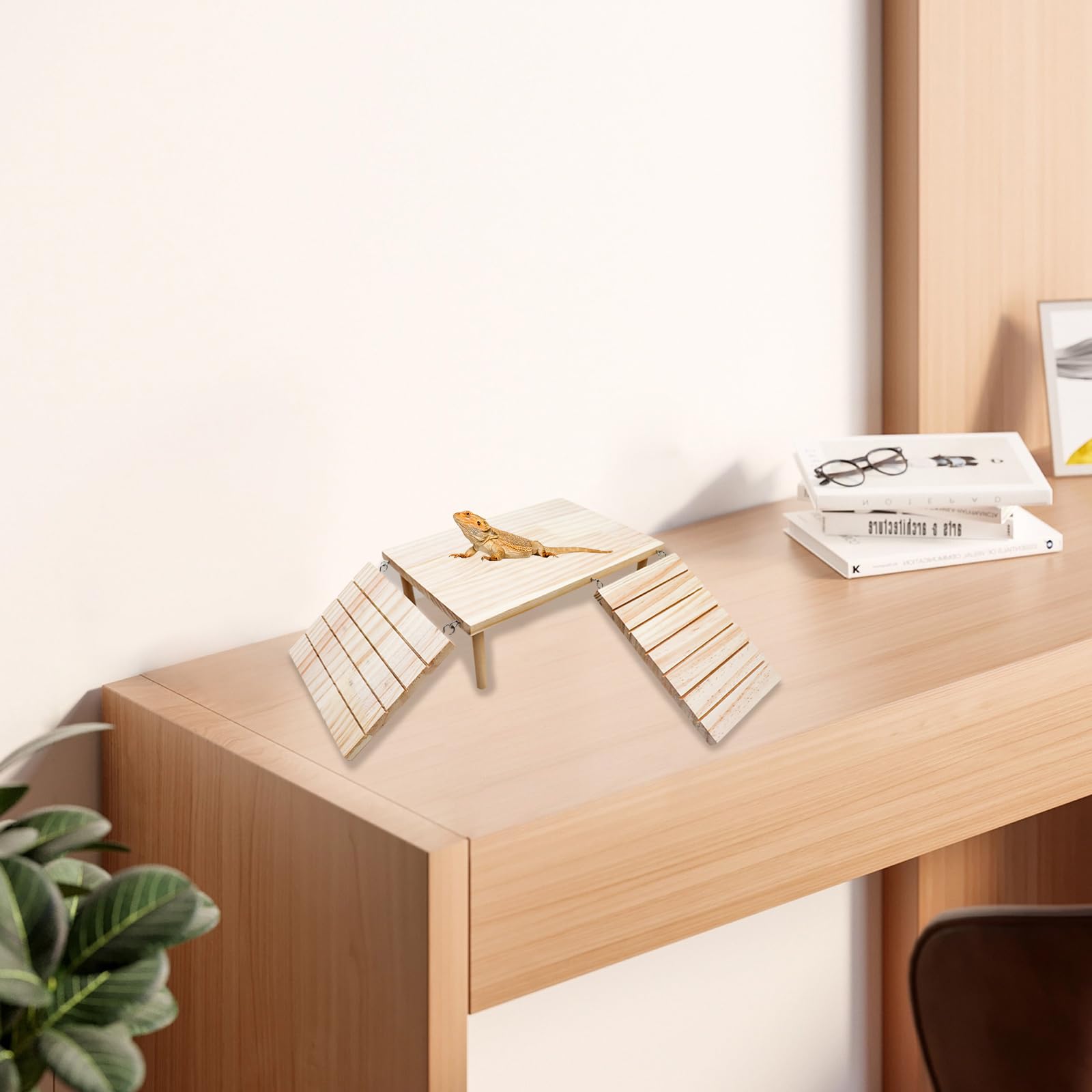 Oooct easy-clean polished wood surface simplifies maintenance routines.