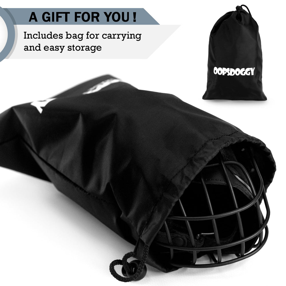 OOPSDOGGY breathing-friendly design enables comfortable panting and water intake