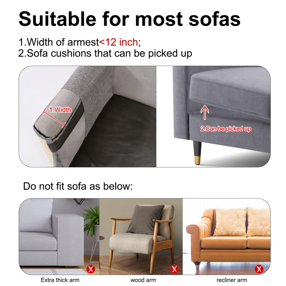 Oroonoko easy-install cat-scratch couch protector demonstrates quick setup
