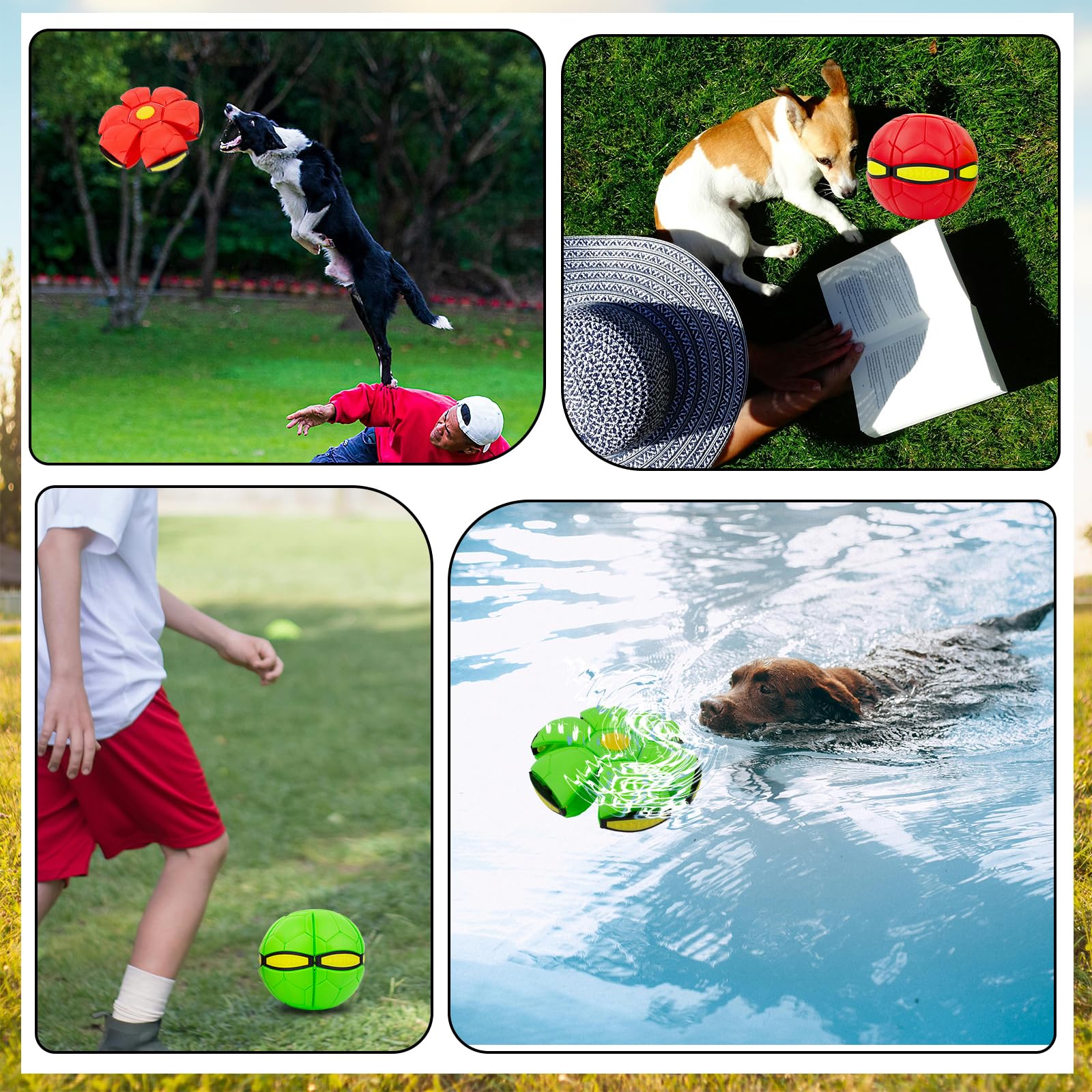 OOXYG Magic Bouncing Ball sturdy-ABS-material ensures durability during outdoor play.