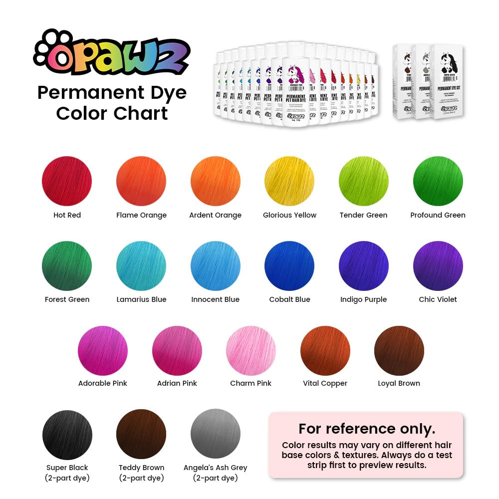 OPAWZ rinse-and-dry procedure illustrates safe finish after dye.