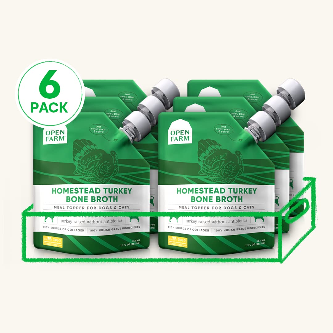 Open Farm bone broth lot-traceability label emphasizes transparent sourcing for peace of mind