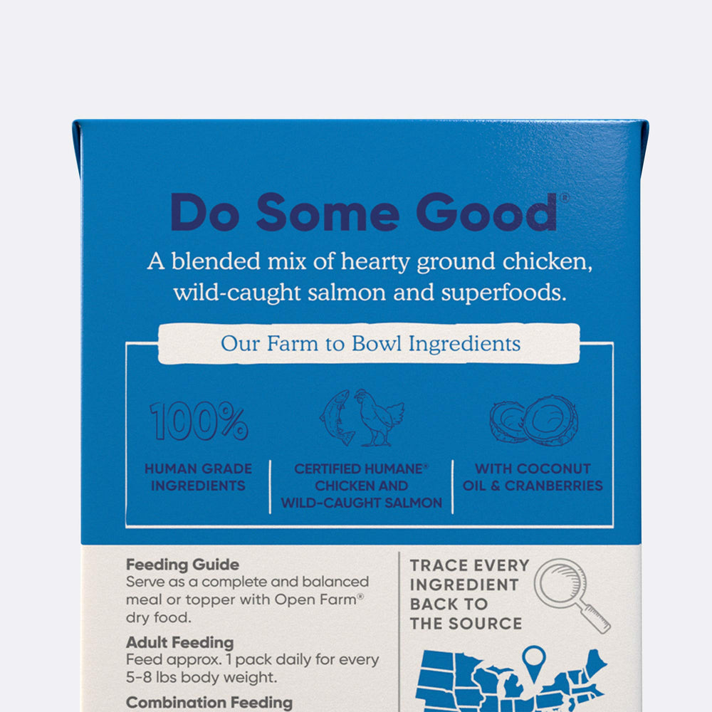 Open Farm chicken bone broth highlights savory nourishing broth