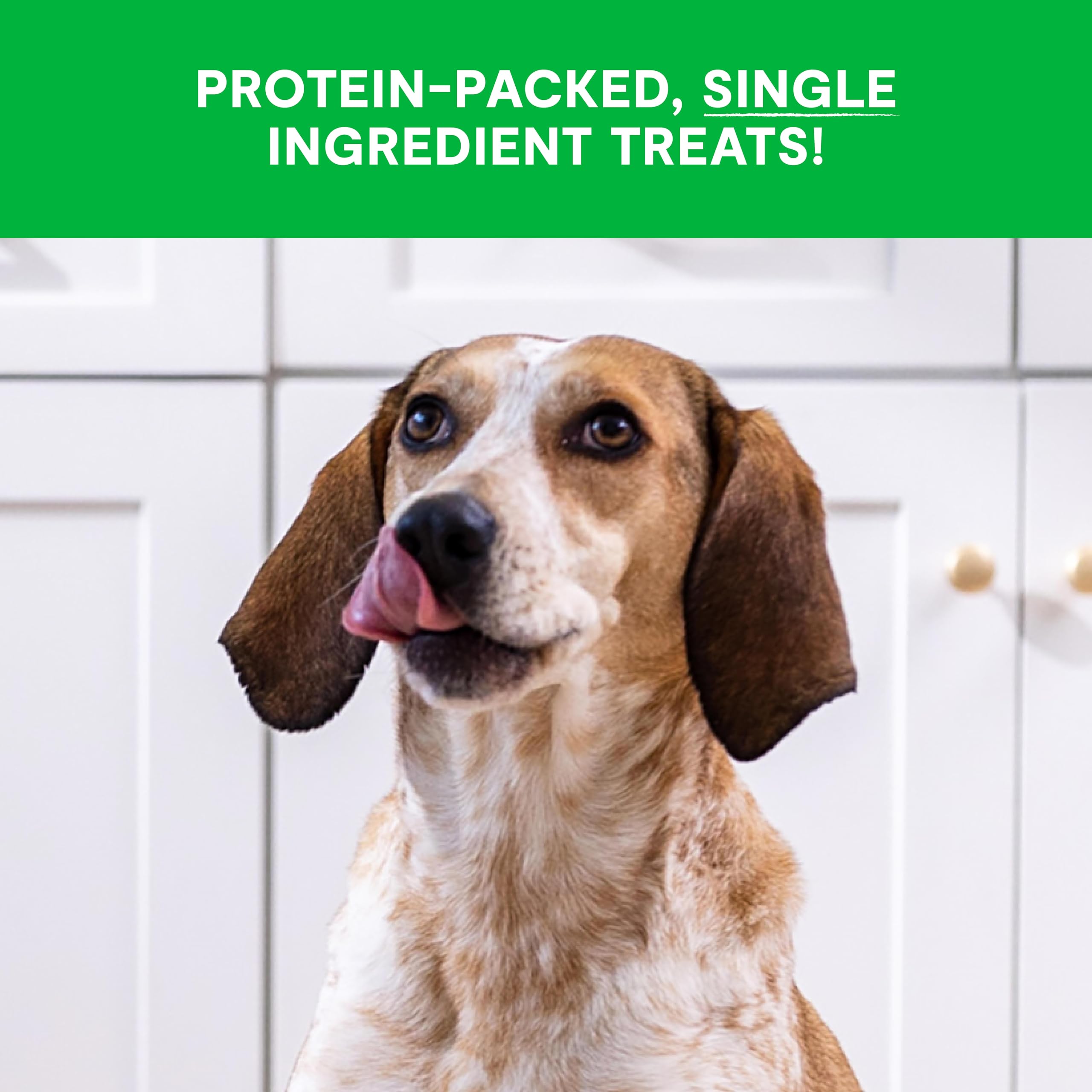 Beef liver cubes in Open Farm pouch; healthy rewards for dogs