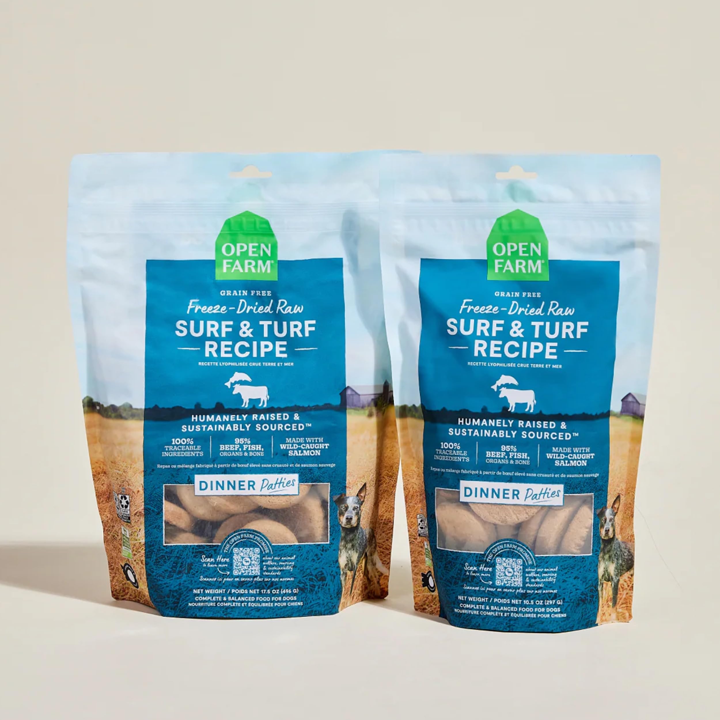 Open Farm freeze-dried locks in flavor and nutrients with no preservatives