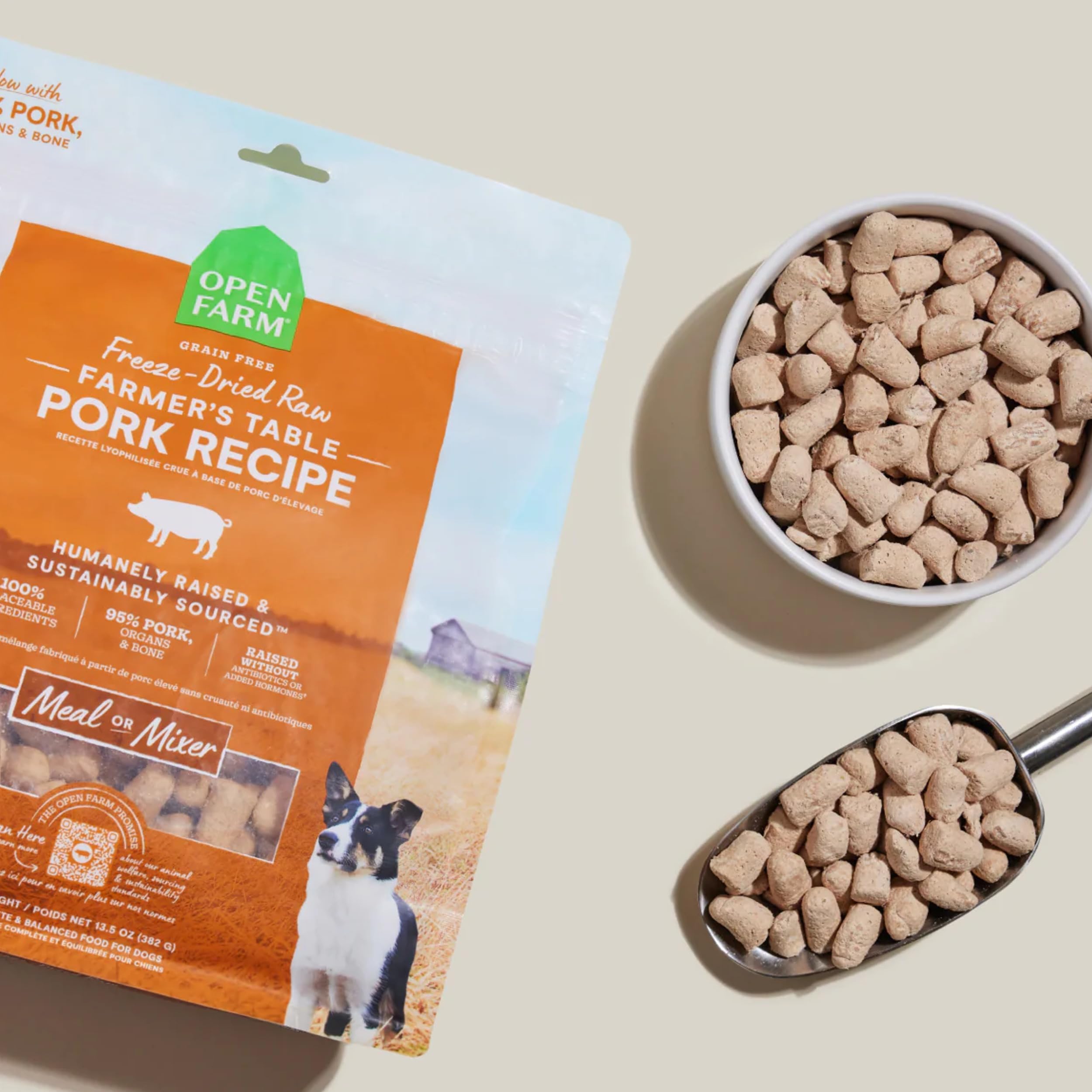 Open Farm pork first ingredient highlights protein-forward nutrition
