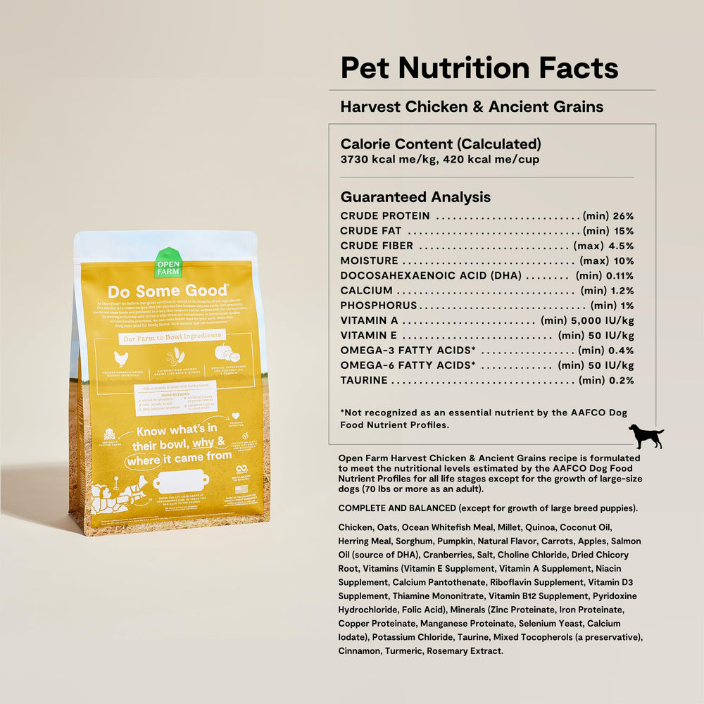 Open Farm traceability label documents ingredient origins for transparency