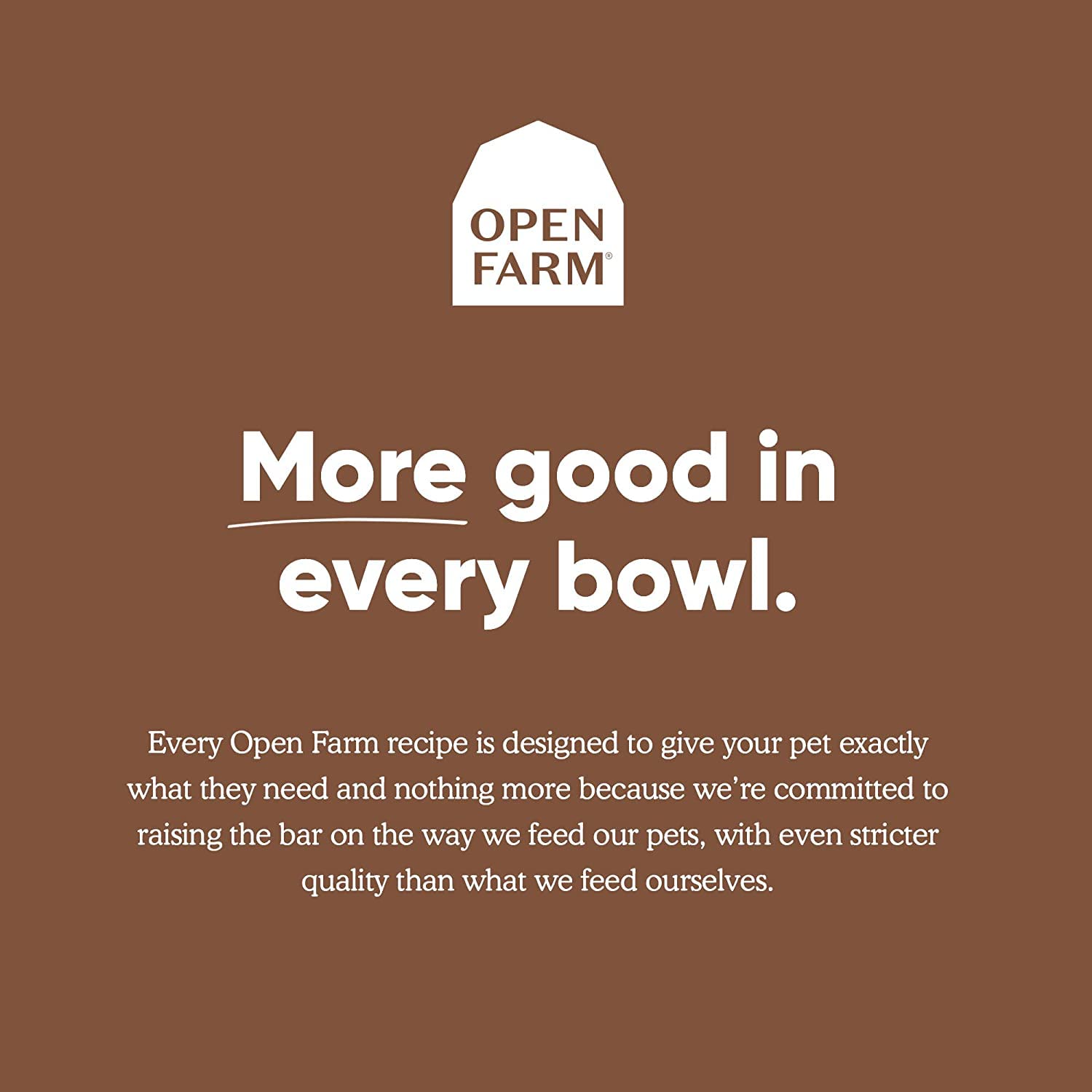 Open Farm lot-number tag for ingredient traceability and transparent sourcing