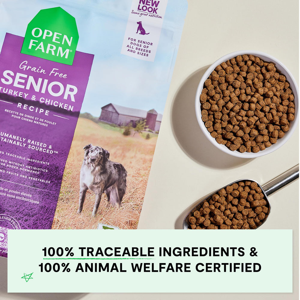 Open Farm traceable ingredients dog food emphasizes transparency and peace of mind