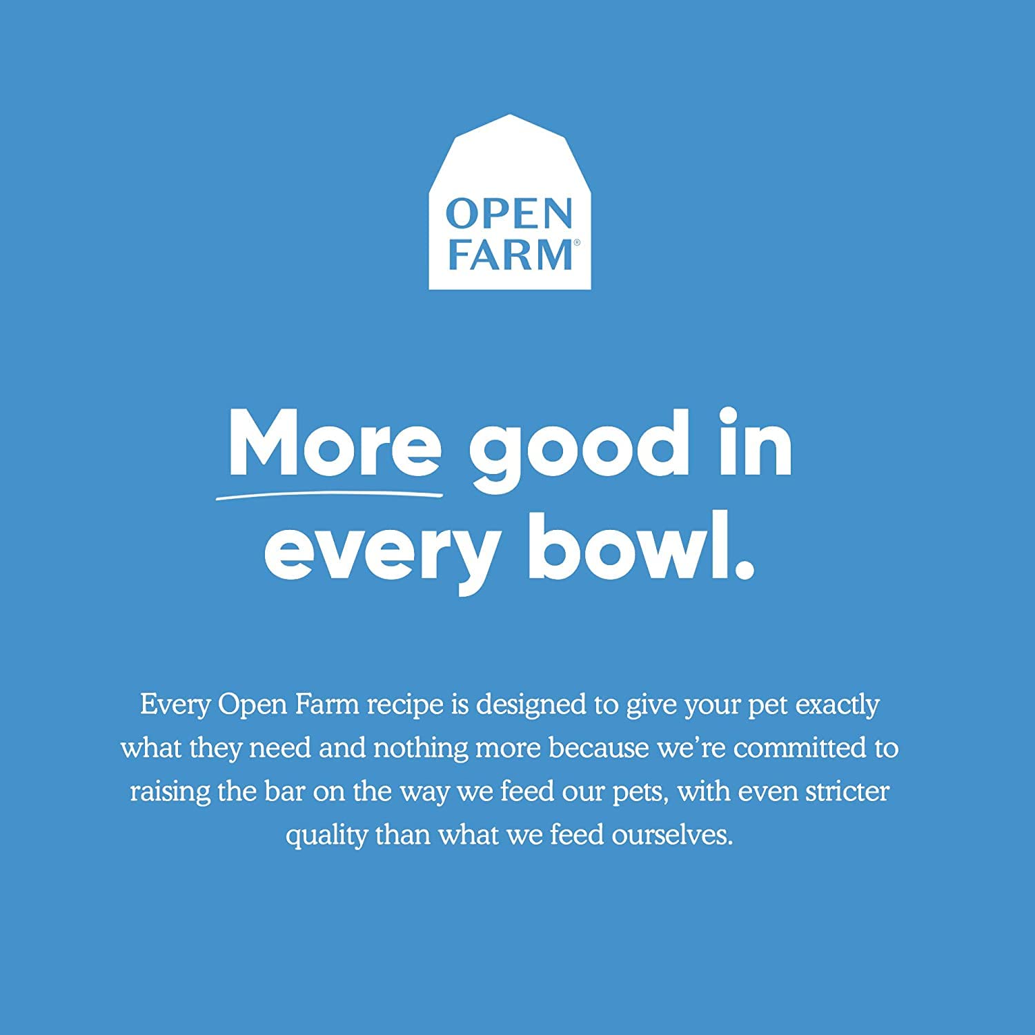 Open Farm whitefish meal served in cat bowl for a balanced mealtime.
