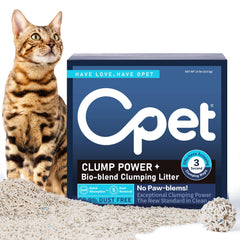 OPET Mixed Tofu Cat Litter 19lb packaging highlights eco-friendly plant-based composition.
