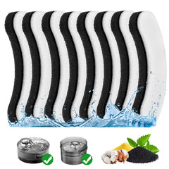 Opeth cat water fountain filter 8-pack ready to replace for clean, refreshing drinking water.