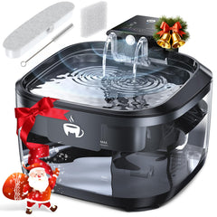 OPOWO cat water fountain cordless design promotes flexible hydration for adventurous indoor cats.