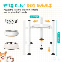Oppro stand supporting wide bowls in the 5-10 inch range