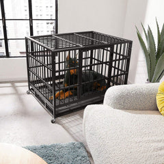 Oranland 20-gauge steel construction ensures a sturdy, long lasting crate.