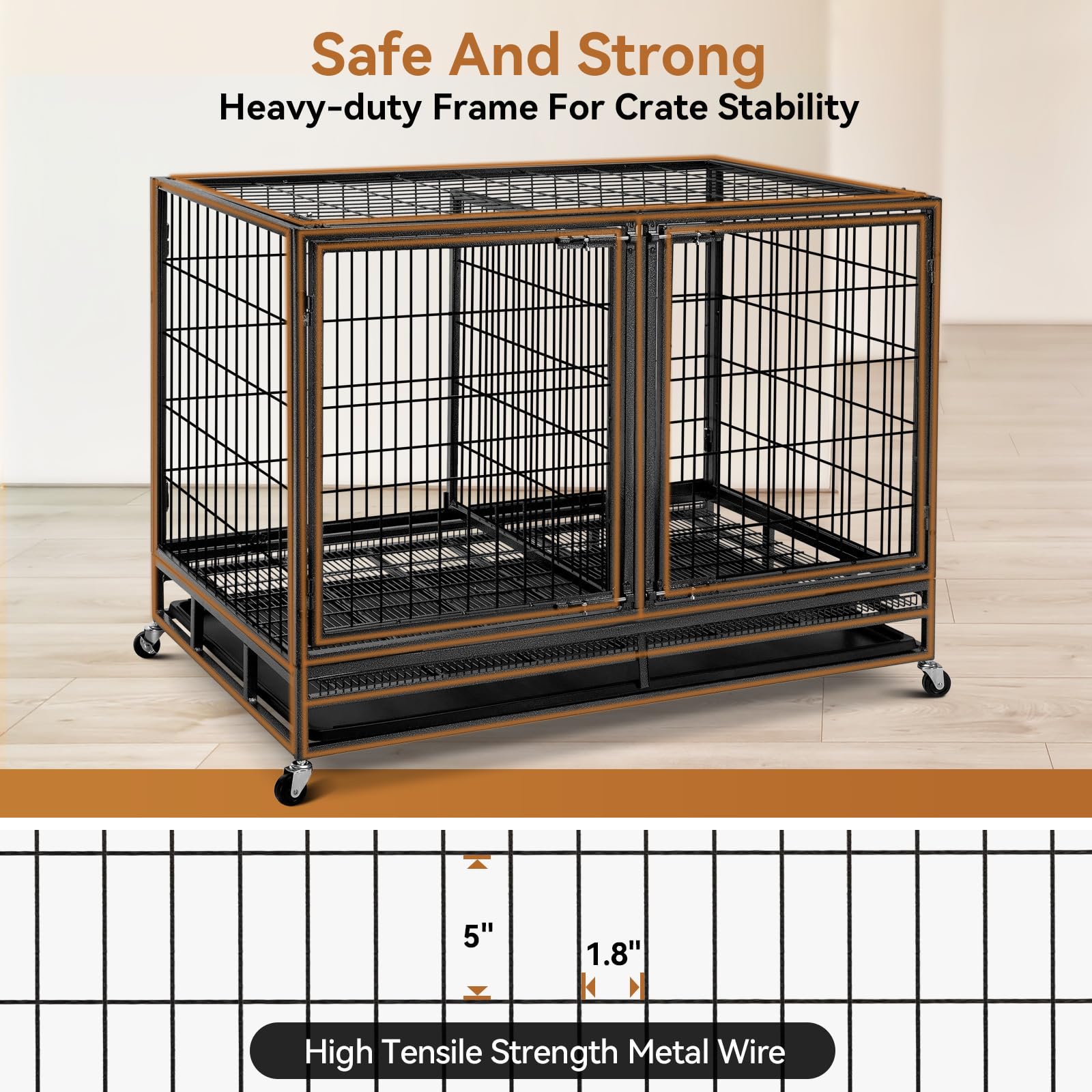 Oranland stackable-design photo highlights space-saving setup for clinics, breeders, or multi-dog households