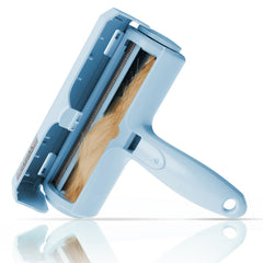 ORDORA pet hair remover on couch for a quick fur-free surface after lounging