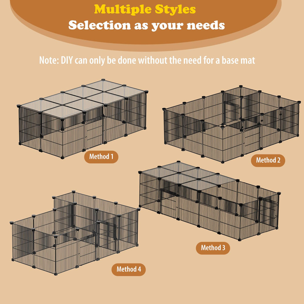 Orekemo indoor-outdoor use cage fits in any space.