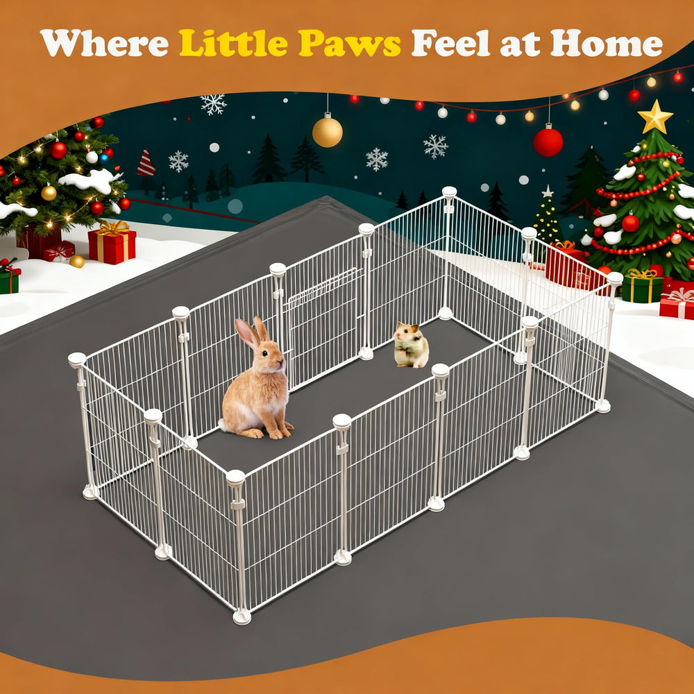 Orekemo small animal playpen with dual doors for easy access.