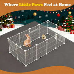 Orekemo small animal playpen with dual doors for easy access.