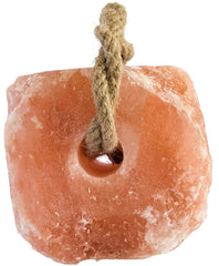 Organo Himalaya Himalayan salt block closeup shows dense minerals for balanced diet.