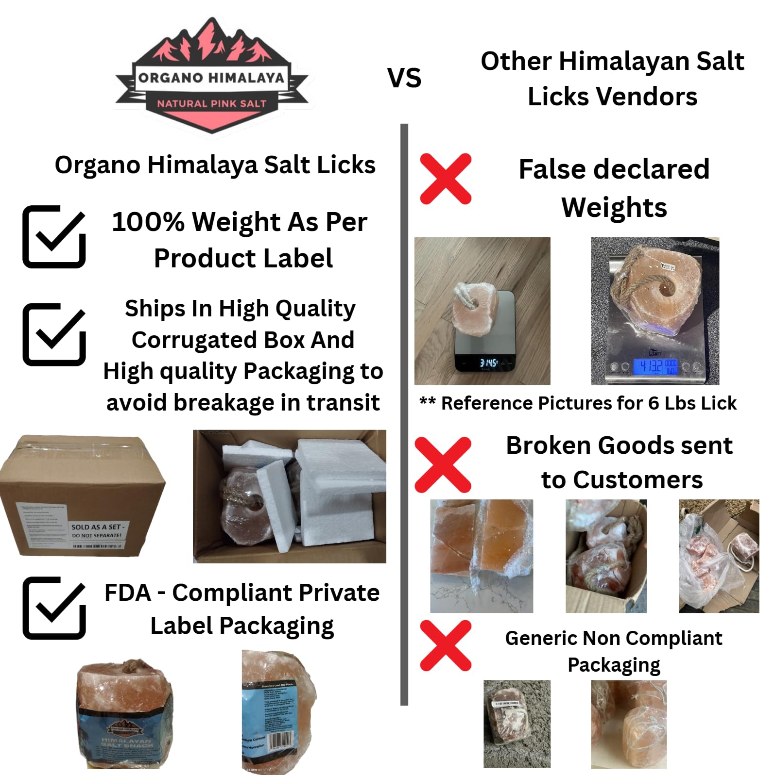 Organo Himalaya salt block weatherproof design withstands outdoor use year‑round