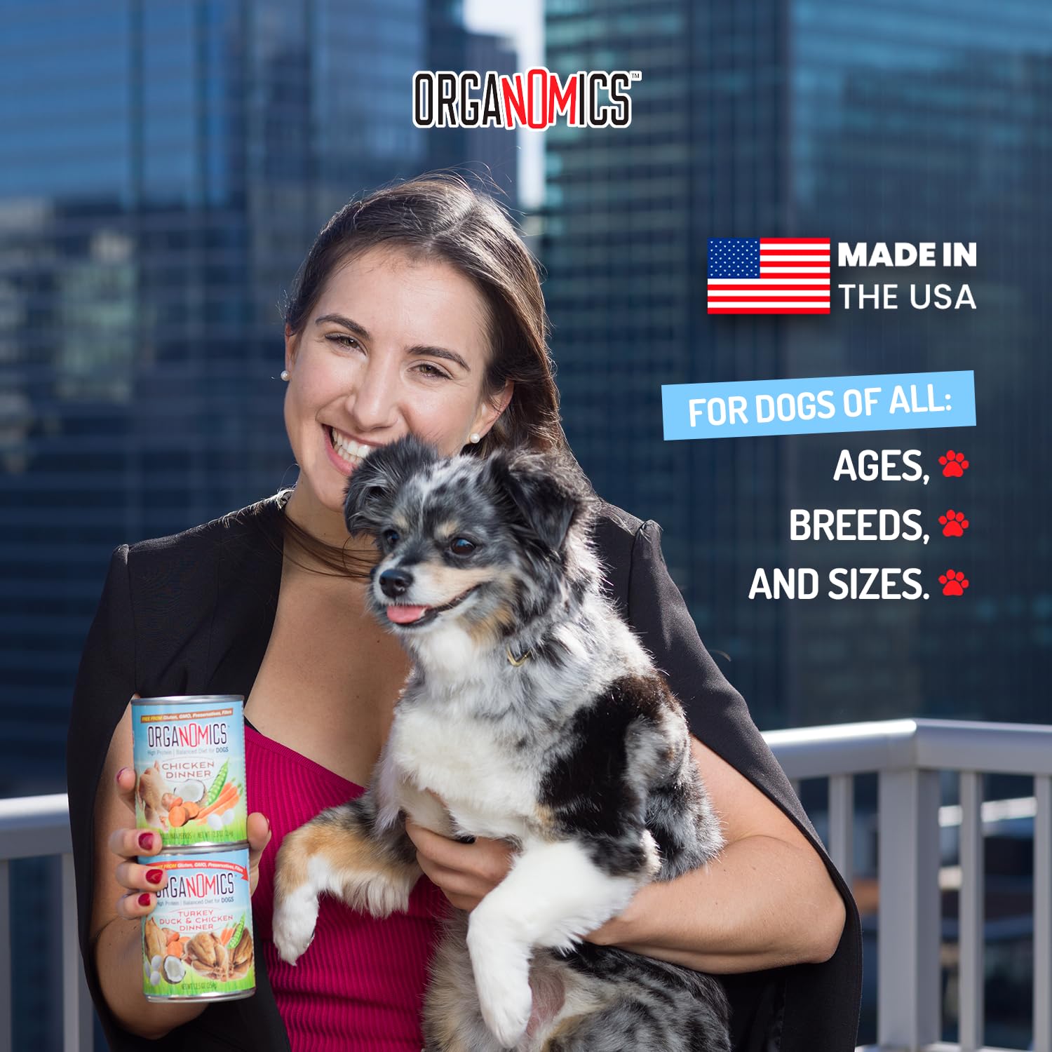 OrgaNOMics taurine-vitamins-c-e-enrichment note supports heart and brain function.