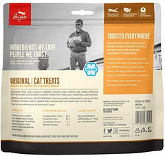ORIJEN Freeze-Dried Bites close-up showing protein-rich texture for tasty rewards.