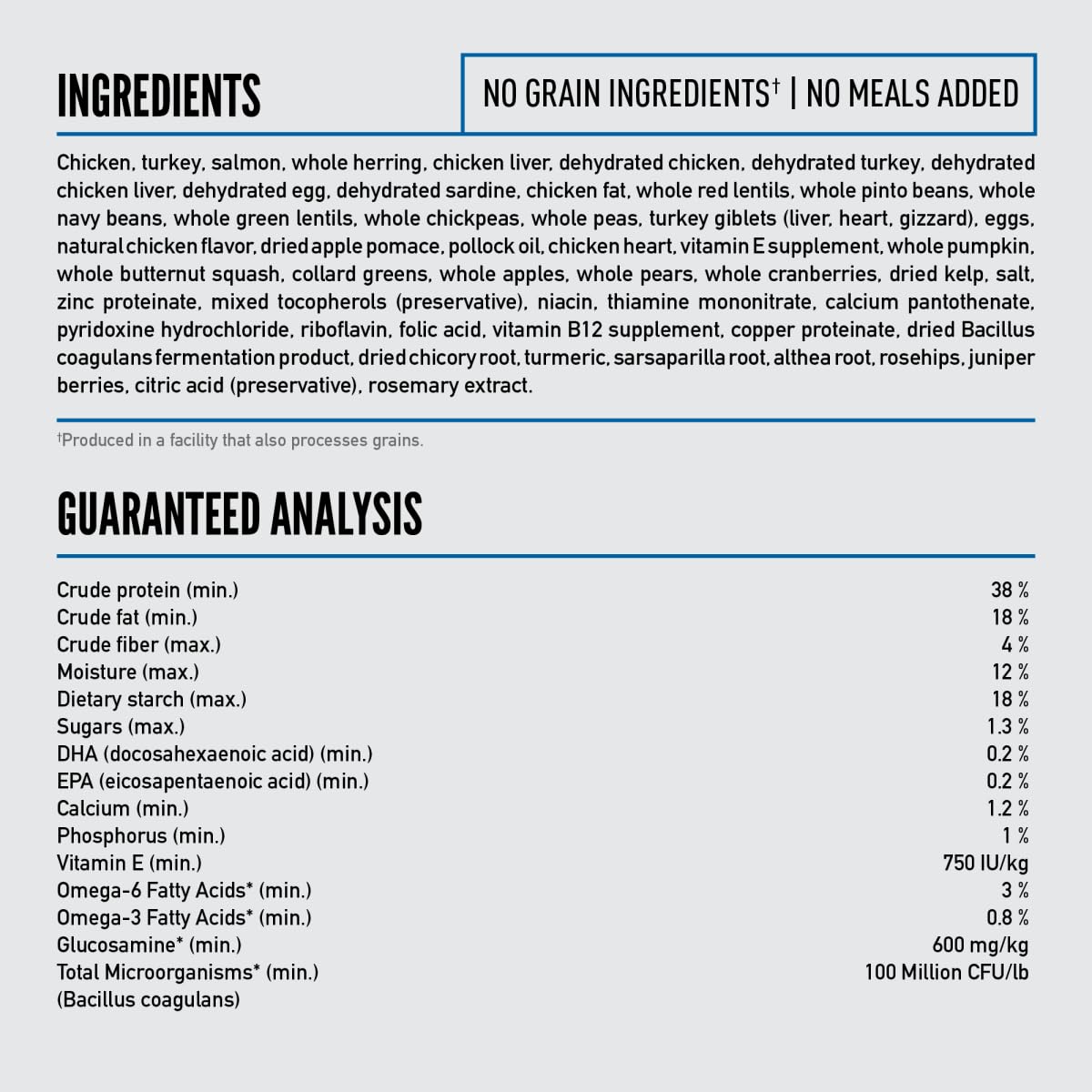 ORIJEN Original USA-sourced ingredients image, quality ingredients from around the world.