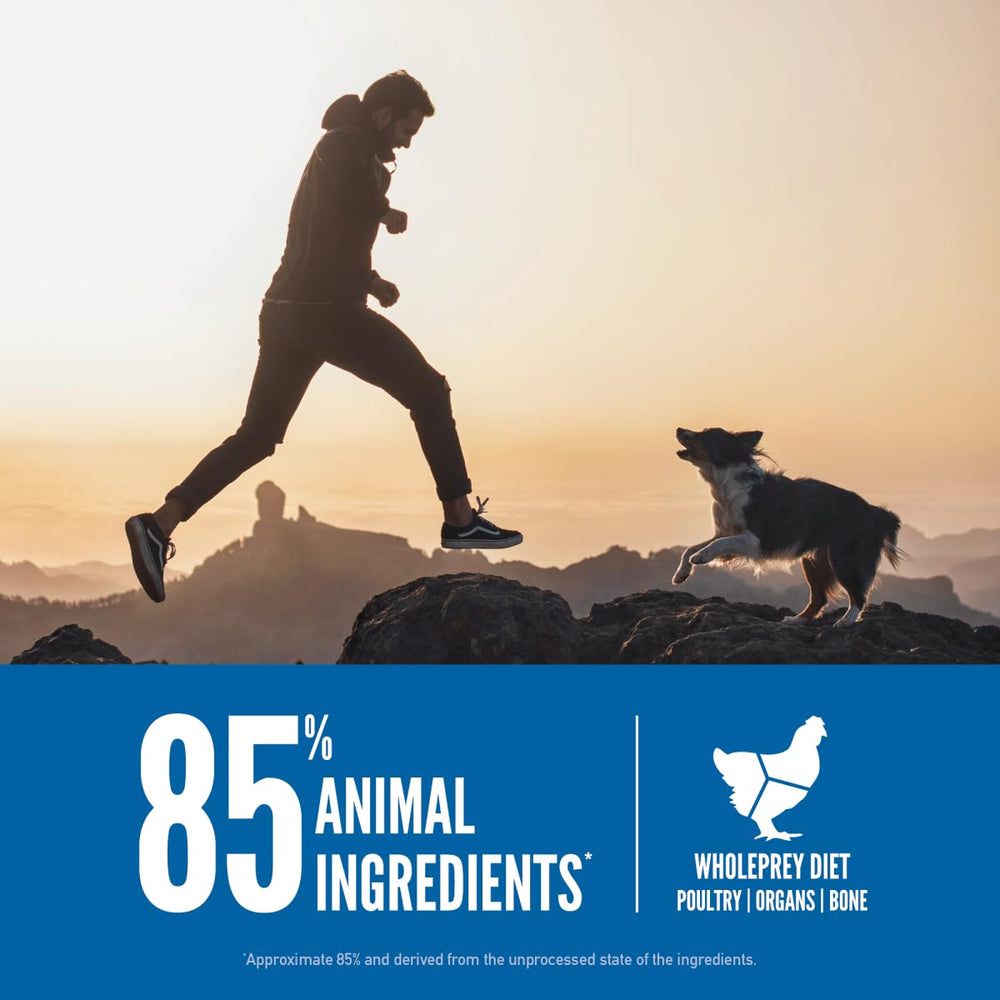 ORIJEN Original WholePrey ingredients image, featuring organs and bones for nutrient-dense nutrition.