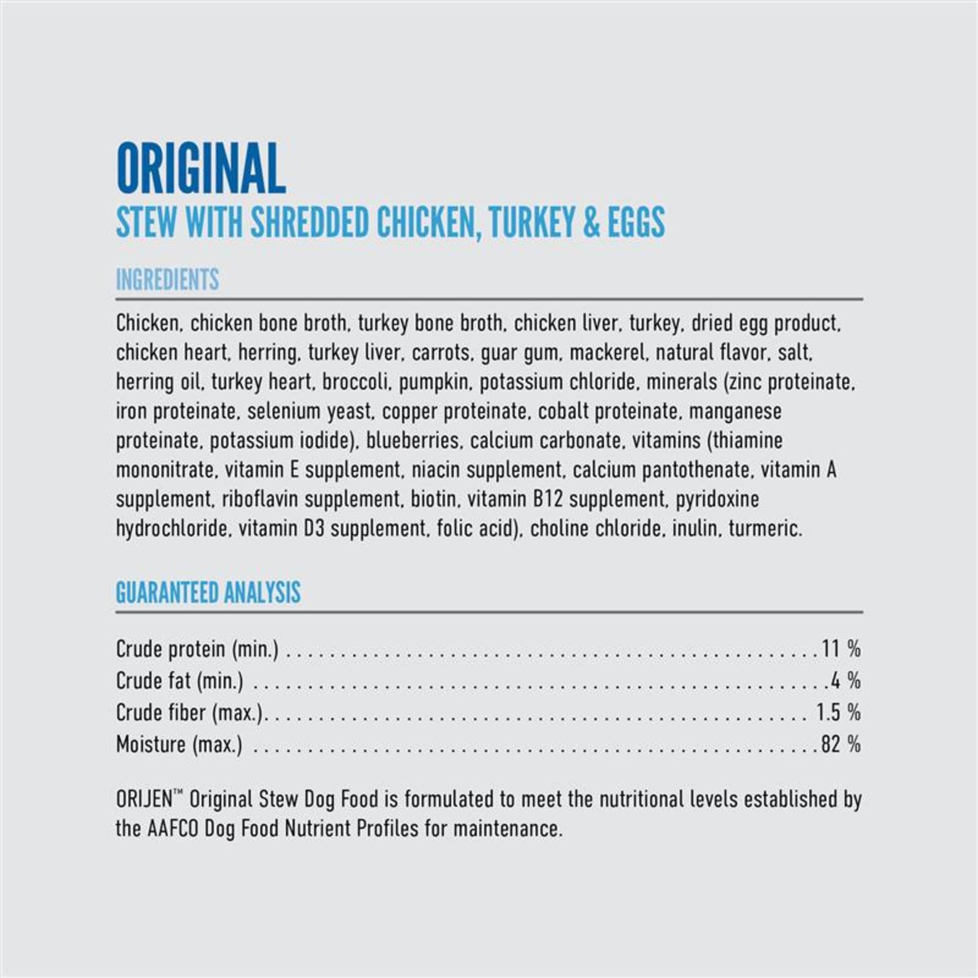 ORIJEN serving idea with kibble demonstrates versatile feeding options