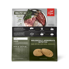 ORIJEN TUNDRA freeze-dried medallions closeup for nutrient-rich flavor retention.