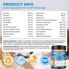 Oritess glucosamine boost highlights joint comfort support for active dogs.