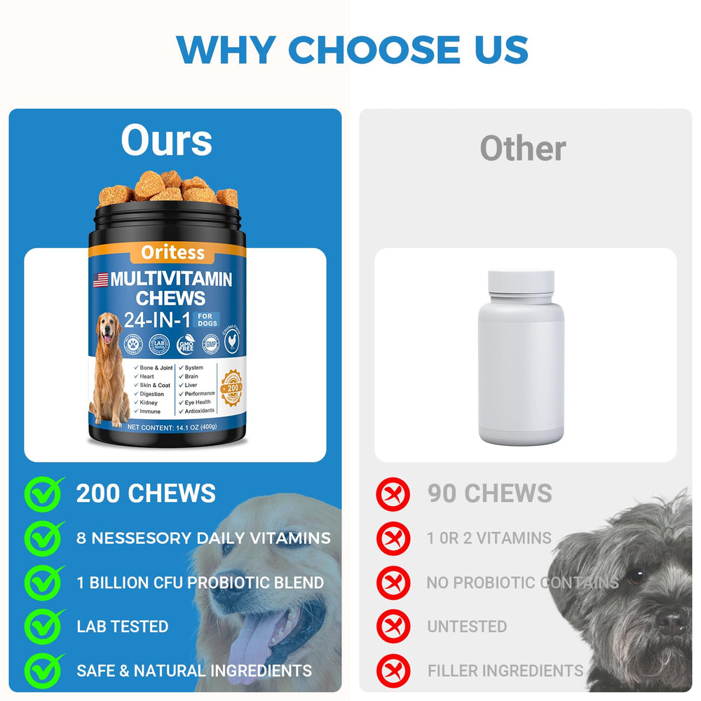 Oritess omega-3 krill image emphasizes shiny coat and skin health benefits.