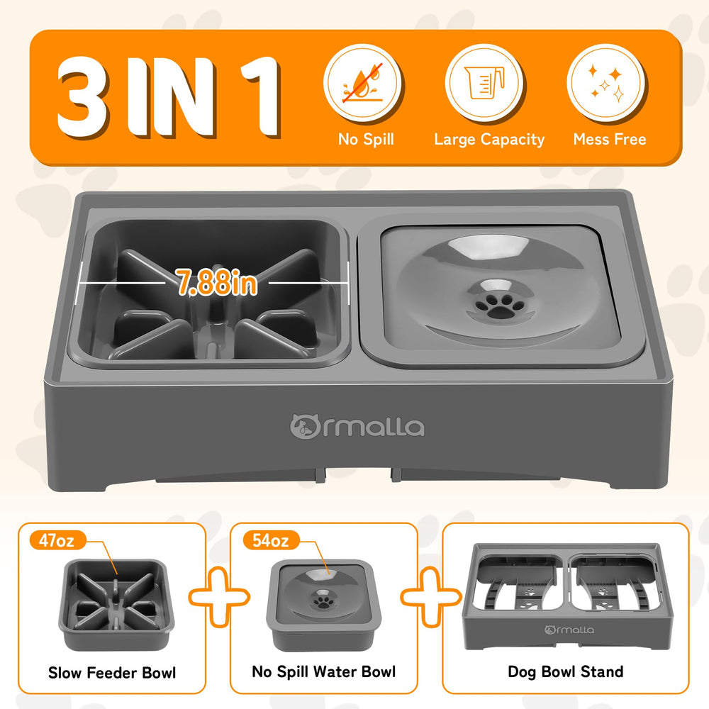 Ormalla anti-slip mat under bowl protects floors during meals