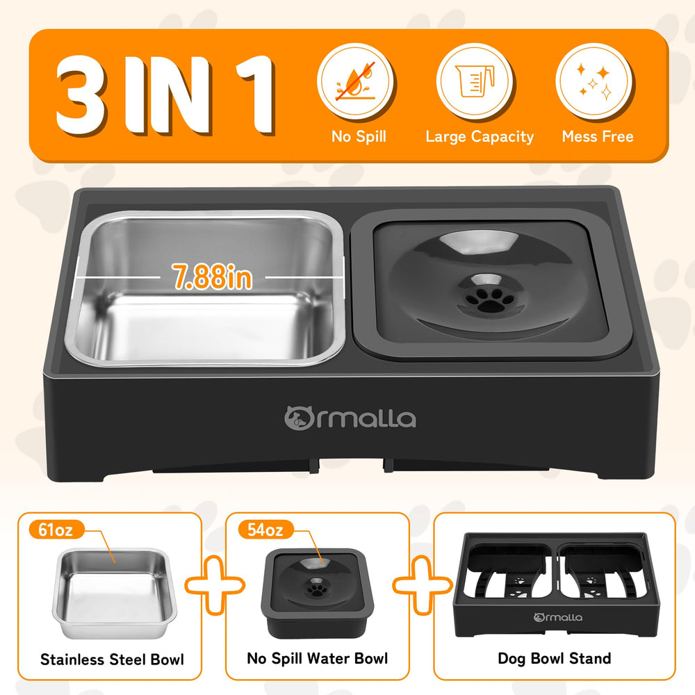 Ormalla foldable legs with anti-slip base keep bowls steady and portable