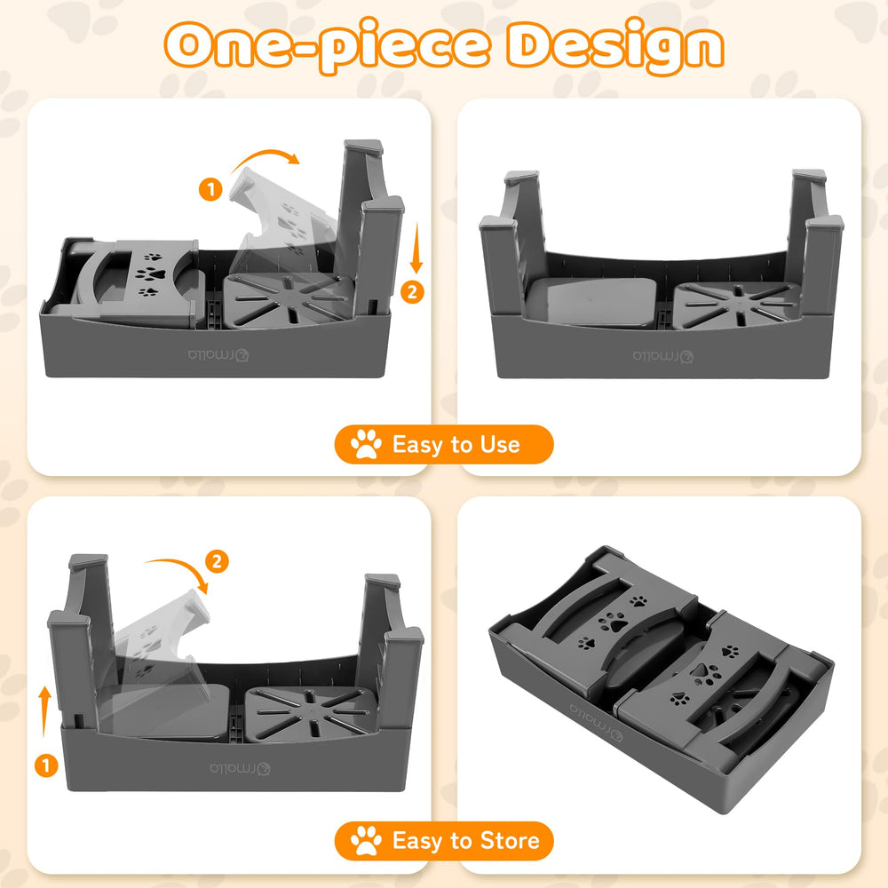 Ormalla versatile design fits large and small dogs at mealtime