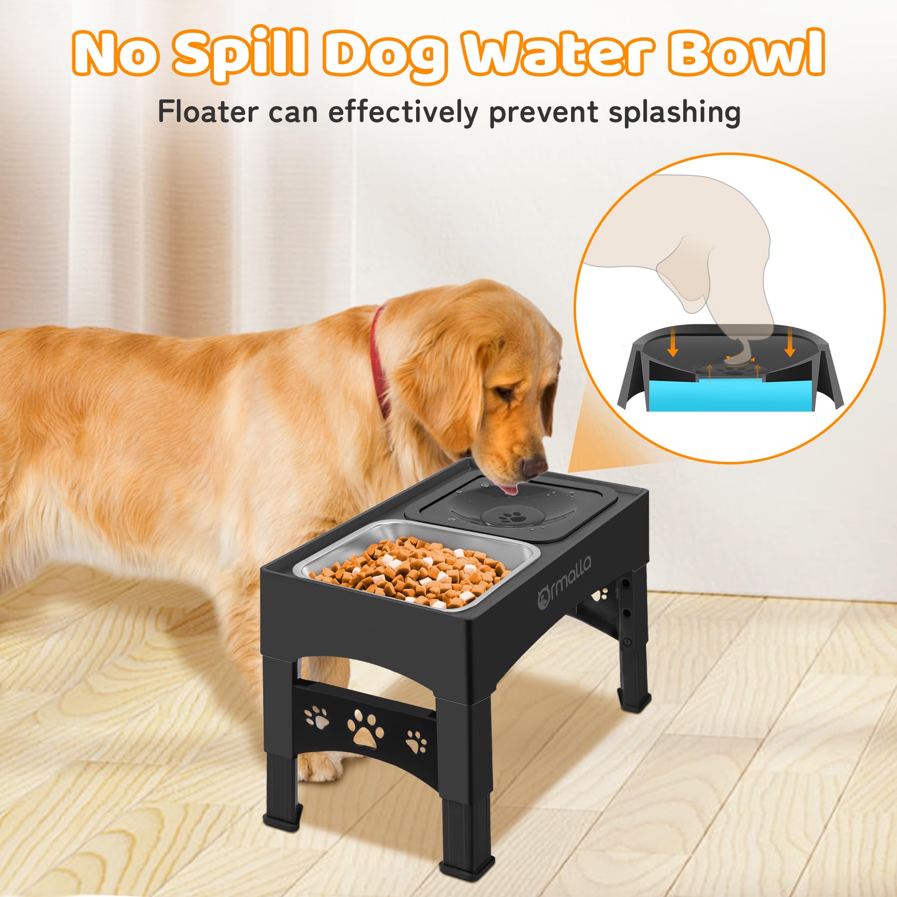 Ormalla stainless-steel dishwasher-safe bowl designed for durability and easier cleaning